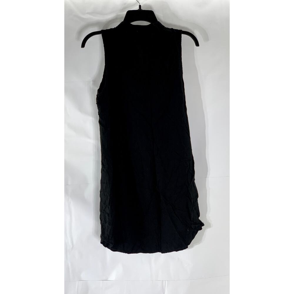 Splendid Women's Black Solid Half-Button Sleevele… - image 3